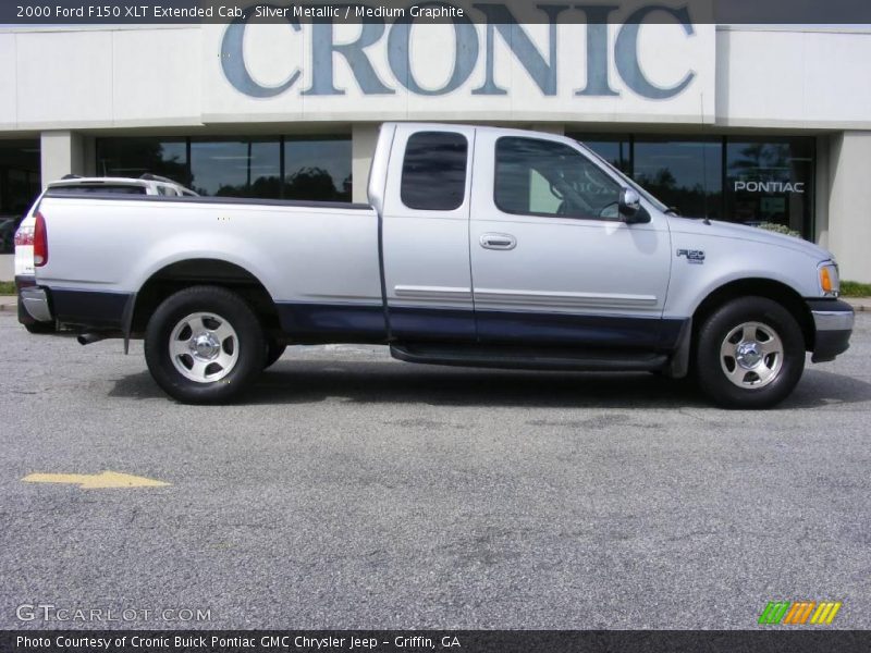 Silver Metallic / Medium Graphite 2000 Ford F150 XLT Extended Cab