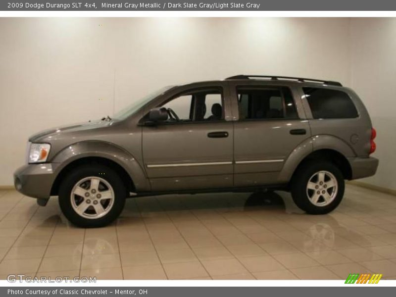 Mineral Gray Metallic / Dark Slate Gray/Light Slate Gray 2009 Dodge Durango SLT 4x4