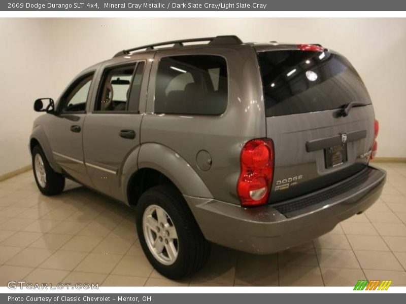 Mineral Gray Metallic / Dark Slate Gray/Light Slate Gray 2009 Dodge Durango SLT 4x4