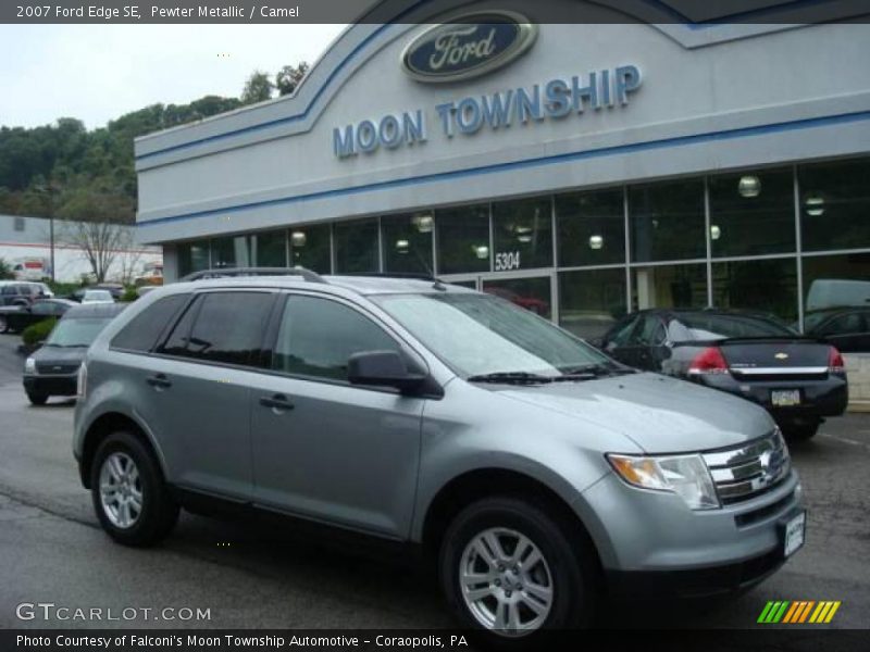 Pewter Metallic / Camel 2007 Ford Edge SE