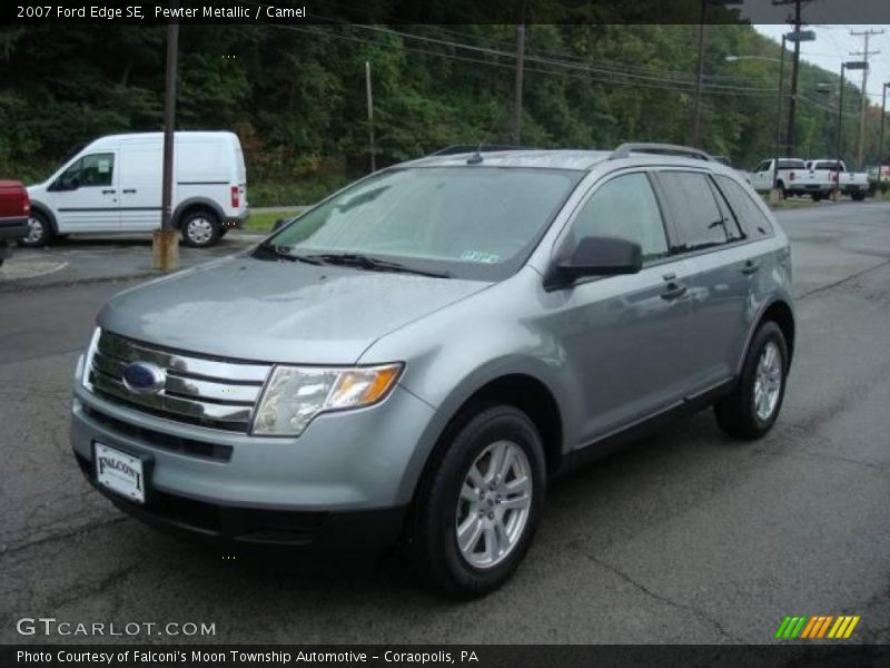 Pewter Metallic / Camel 2007 Ford Edge SE