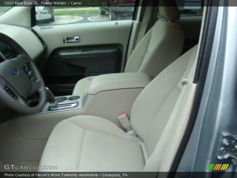 Pewter Metallic / Camel 2007 Ford Edge SE