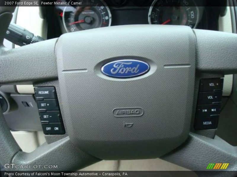 Pewter Metallic / Camel 2007 Ford Edge SE