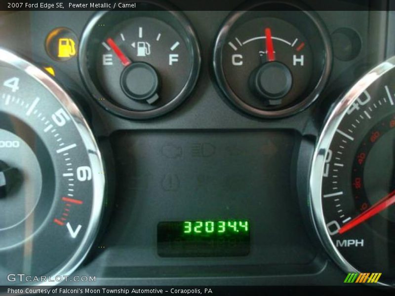 Pewter Metallic / Camel 2007 Ford Edge SE