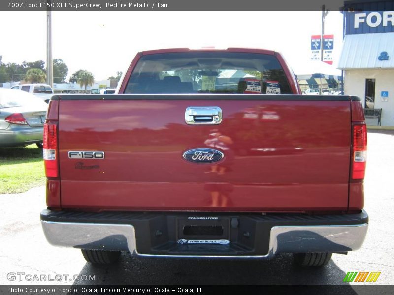 Redfire Metallic / Tan 2007 Ford F150 XLT SuperCrew