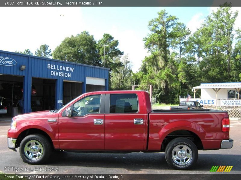Redfire Metallic / Tan 2007 Ford F150 XLT SuperCrew