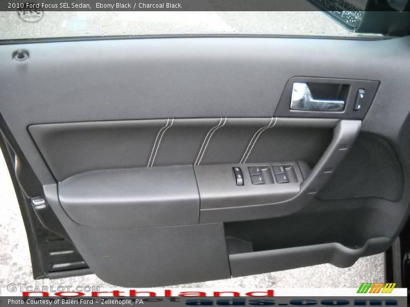 Ebony Black / Charcoal Black 2010 Ford Focus SEL Sedan