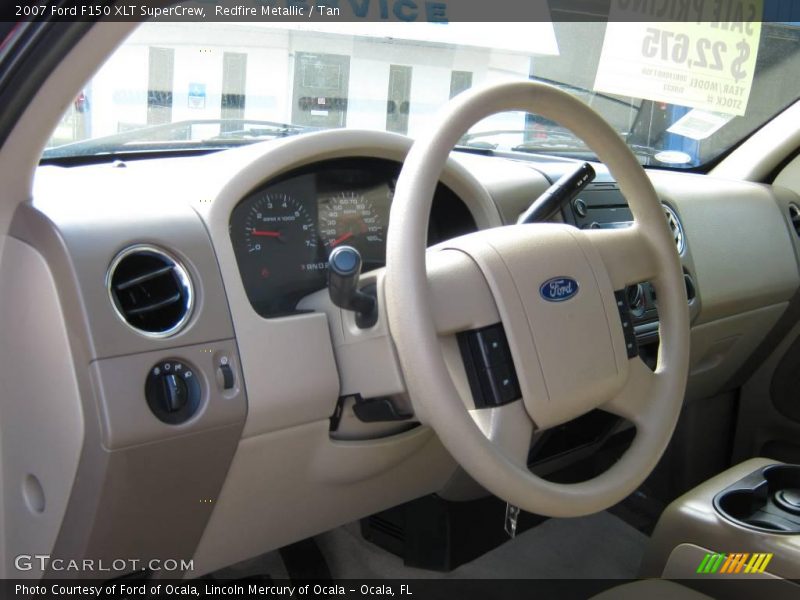 Redfire Metallic / Tan 2007 Ford F150 XLT SuperCrew