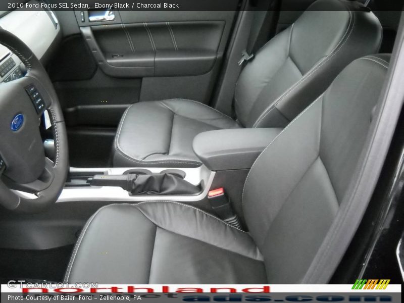 Ebony Black / Charcoal Black 2010 Ford Focus SEL Sedan