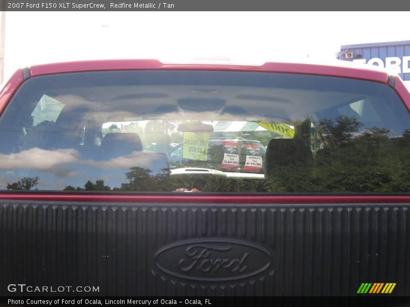 Redfire Metallic / Tan 2007 Ford F150 XLT SuperCrew