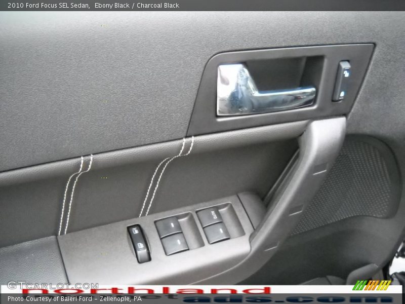 Ebony Black / Charcoal Black 2010 Ford Focus SEL Sedan