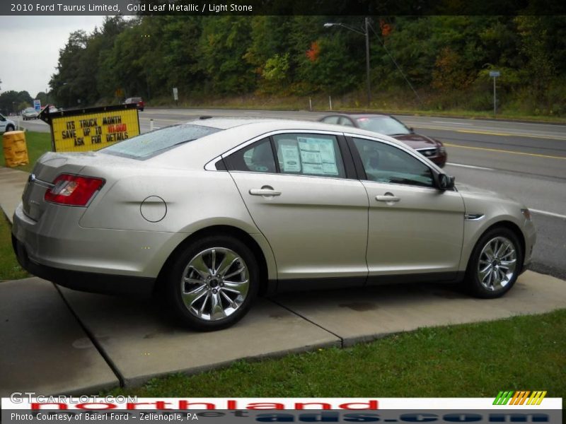 Gold Leaf Metallic / Light Stone 2010 Ford Taurus Limited
