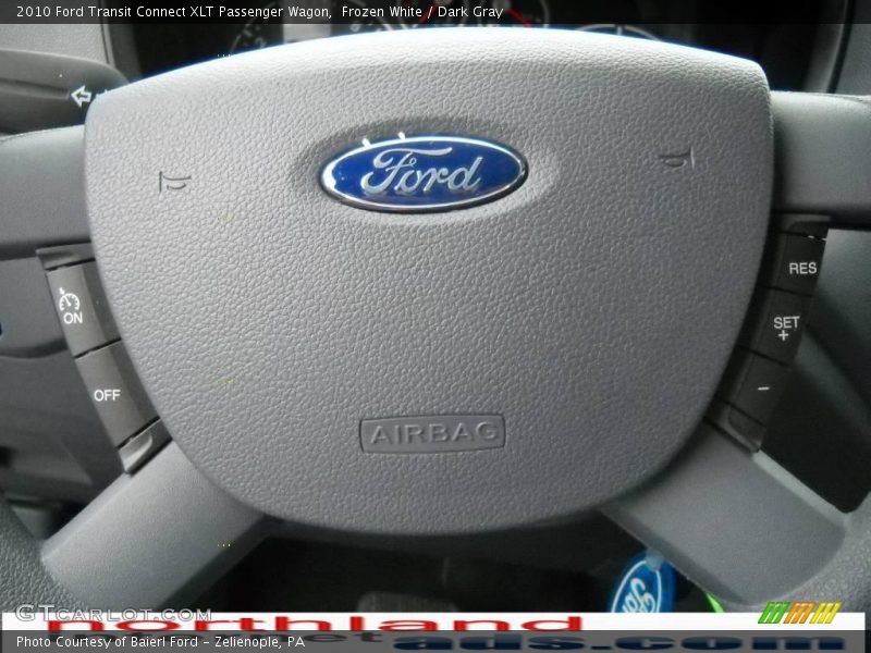 Frozen White / Dark Gray 2010 Ford Transit Connect XLT Passenger Wagon