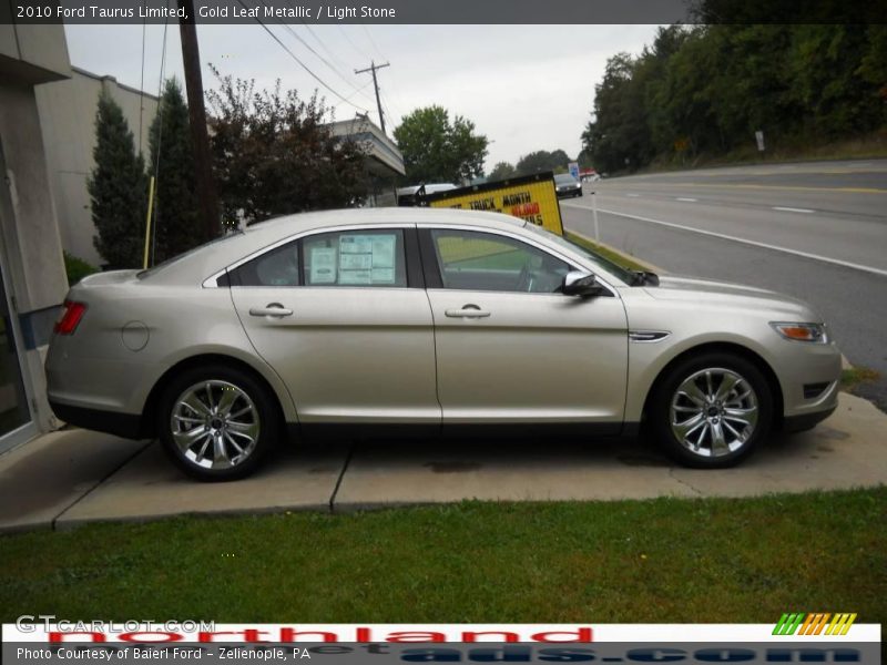 Gold Leaf Metallic / Light Stone 2010 Ford Taurus Limited