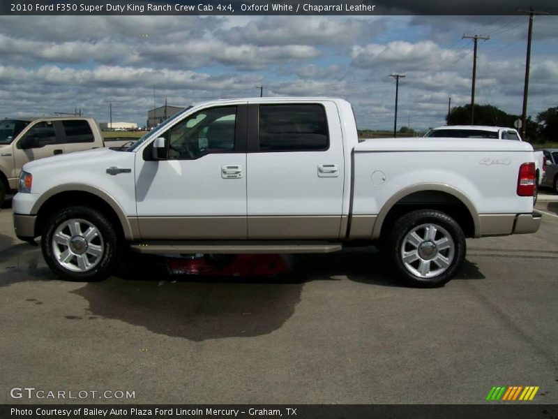 Oxford White / Chaparral Leather 2010 Ford F350 Super Duty King Ranch Crew Cab 4x4