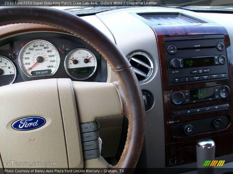 Oxford White / Chaparral Leather 2010 Ford F350 Super Duty King Ranch Crew Cab 4x4