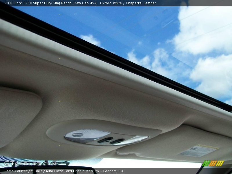 Oxford White / Chaparral Leather 2010 Ford F350 Super Duty King Ranch Crew Cab 4x4