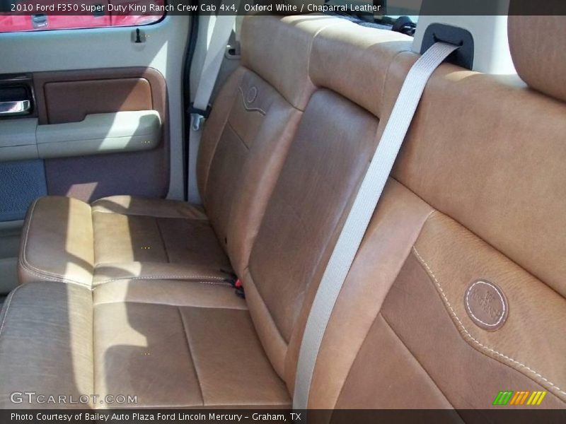 Oxford White / Chaparral Leather 2010 Ford F350 Super Duty King Ranch Crew Cab 4x4