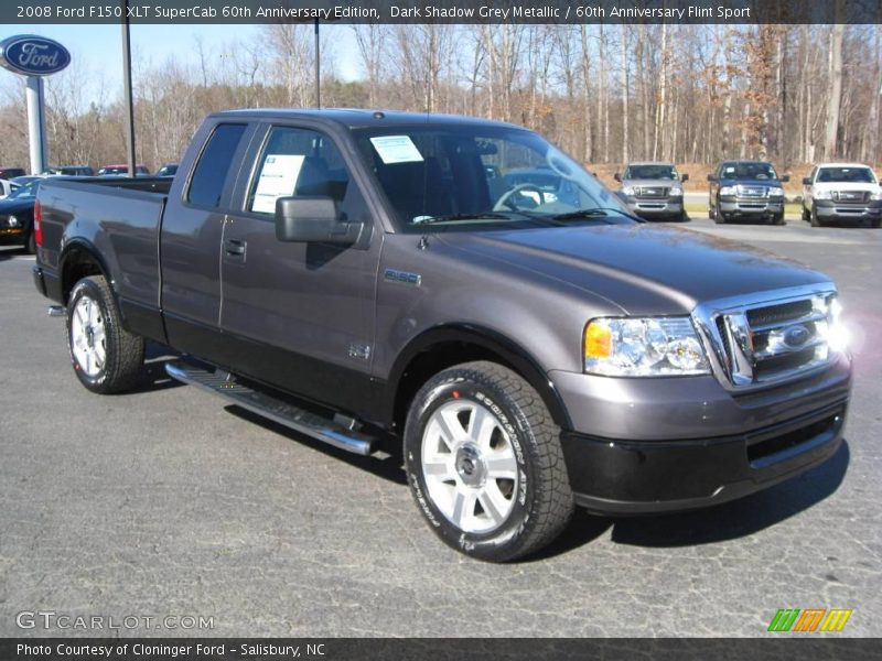 Dark Shadow Grey Metallic / 60th Anniversary Flint Sport 2008 Ford F150 XLT SuperCab 60th Anniversary Edition