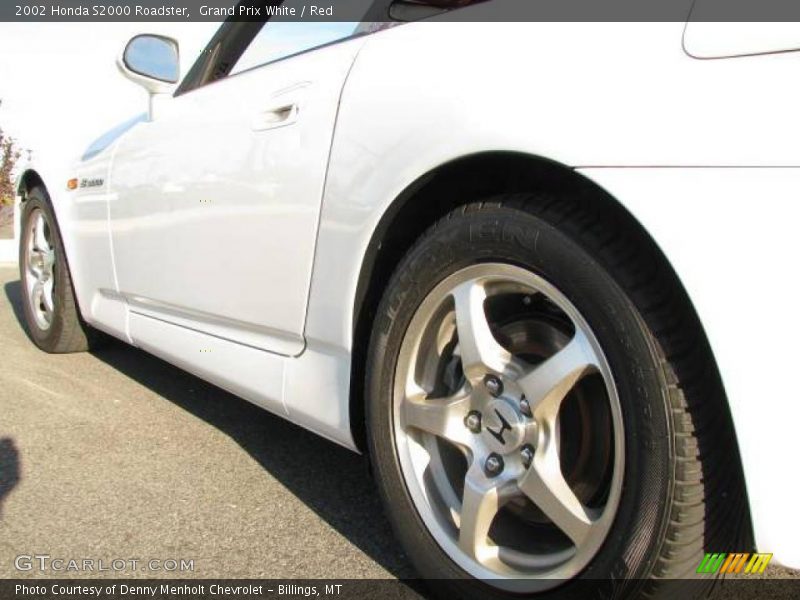 Grand Prix White / Red 2002 Honda S2000 Roadster
