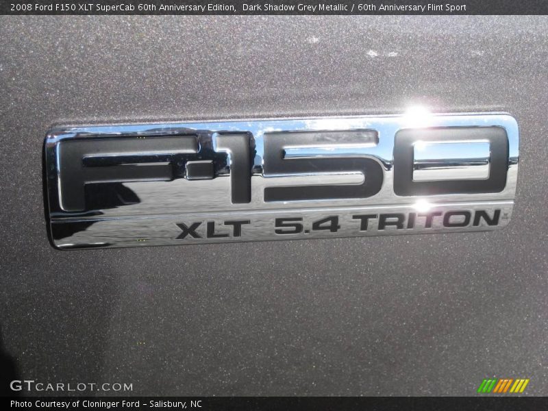 Dark Shadow Grey Metallic / 60th Anniversary Flint Sport 2008 Ford F150 XLT SuperCab 60th Anniversary Edition