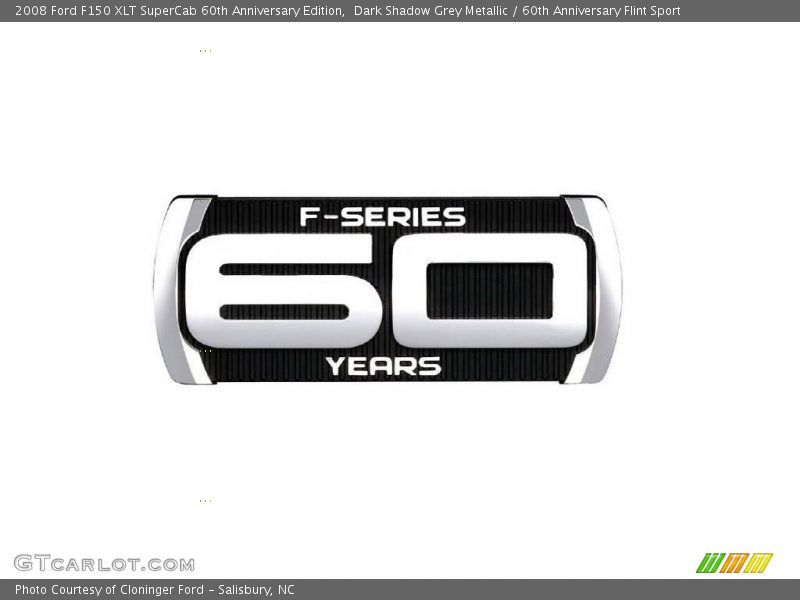 Dark Shadow Grey Metallic / 60th Anniversary Flint Sport 2008 Ford F150 XLT SuperCab 60th Anniversary Edition