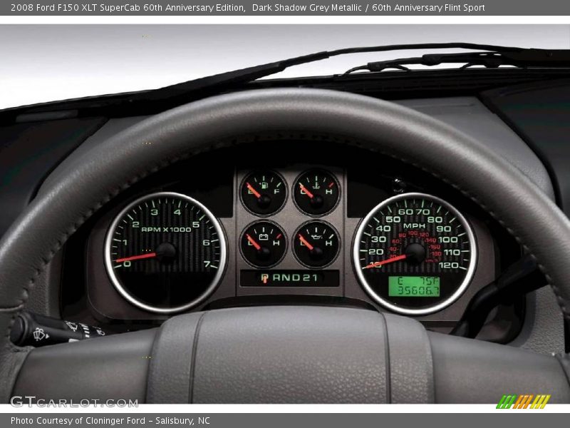 Dark Shadow Grey Metallic / 60th Anniversary Flint Sport 2008 Ford F150 XLT SuperCab 60th Anniversary Edition