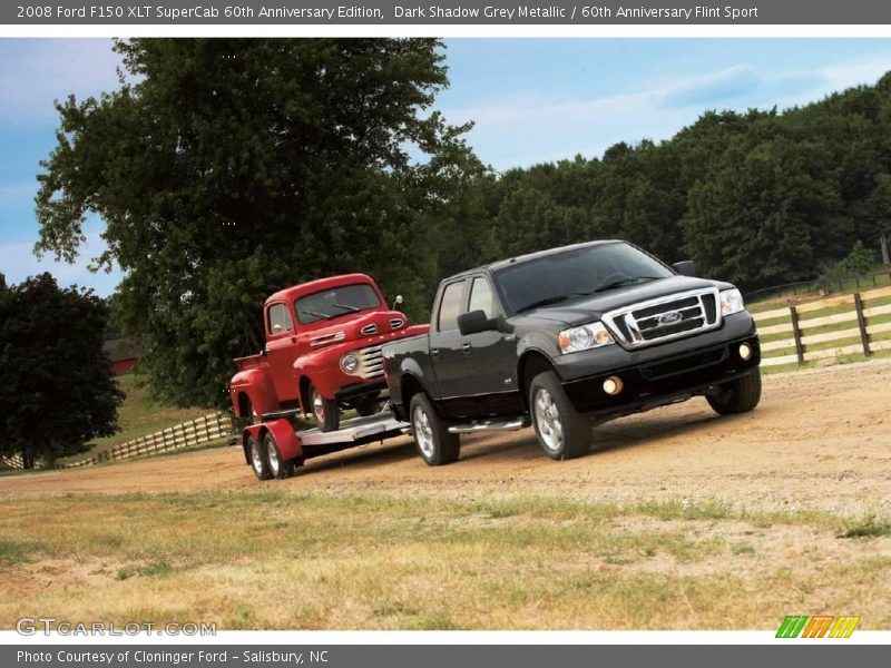 Dark Shadow Grey Metallic / 60th Anniversary Flint Sport 2008 Ford F150 XLT SuperCab 60th Anniversary Edition
