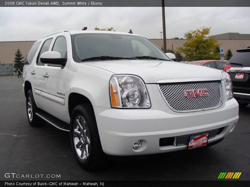 Summit White / Ebony 2008 GMC Yukon Denali AWD