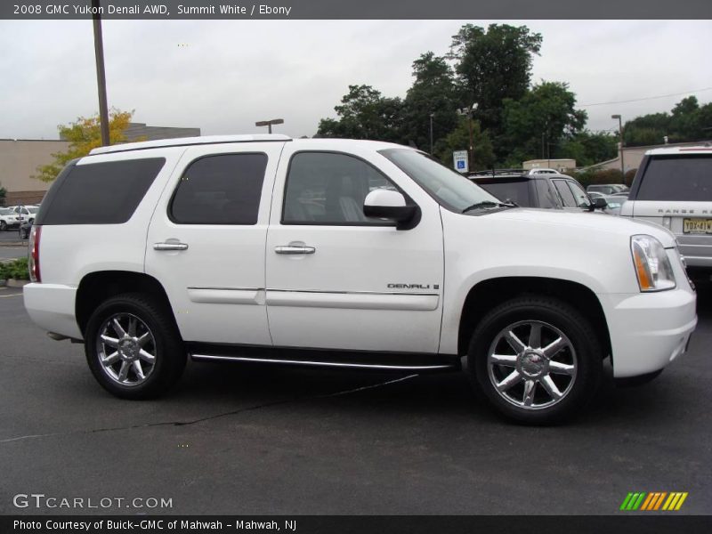 Summit White / Ebony 2008 GMC Yukon Denali AWD