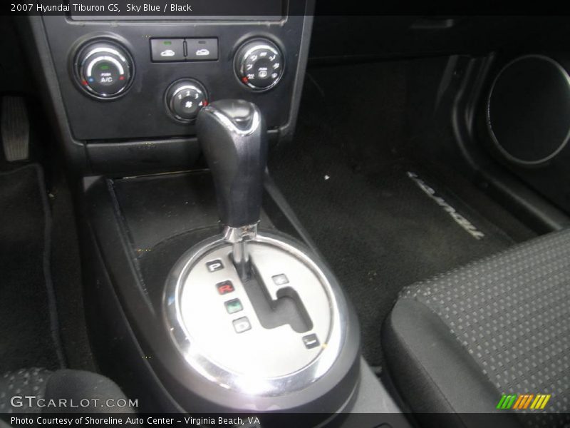 Sky Blue / Black 2007 Hyundai Tiburon GS