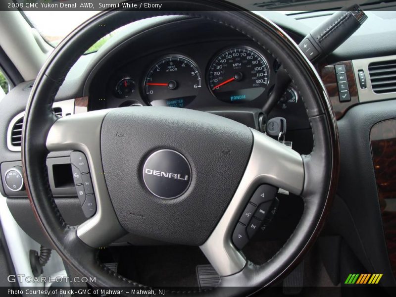 Summit White / Ebony 2008 GMC Yukon Denali AWD