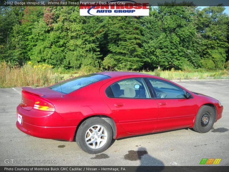 Inferno Red Tinted Pearlcoat / Dark Slate Gray 2002 Dodge Intrepid SE