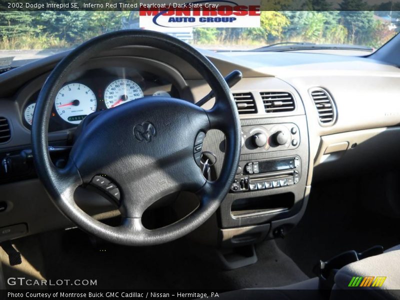 Inferno Red Tinted Pearlcoat / Dark Slate Gray 2002 Dodge Intrepid SE