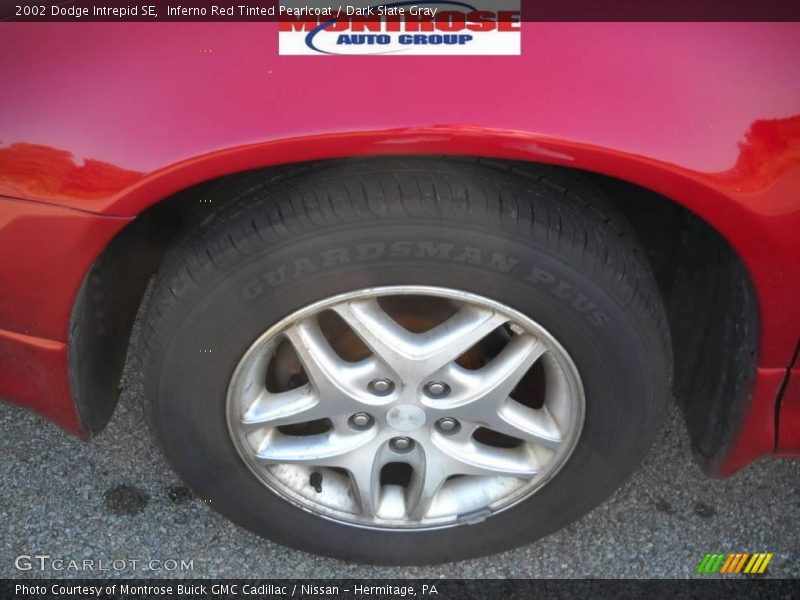 Inferno Red Tinted Pearlcoat / Dark Slate Gray 2002 Dodge Intrepid SE