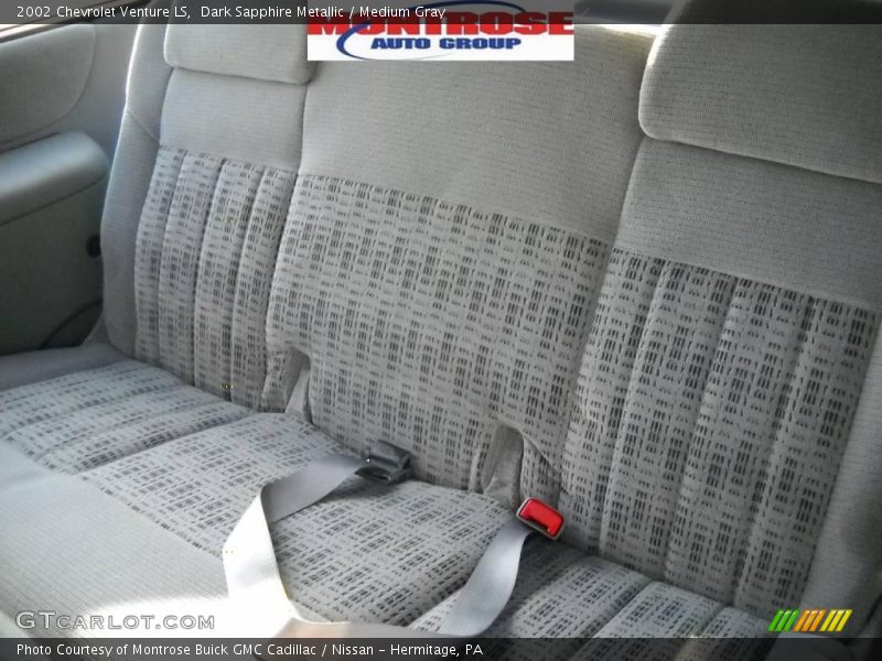Dark Sapphire Metallic / Medium Gray 2002 Chevrolet Venture LS