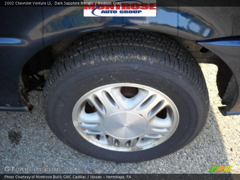 Dark Sapphire Metallic / Medium Gray 2002 Chevrolet Venture LS