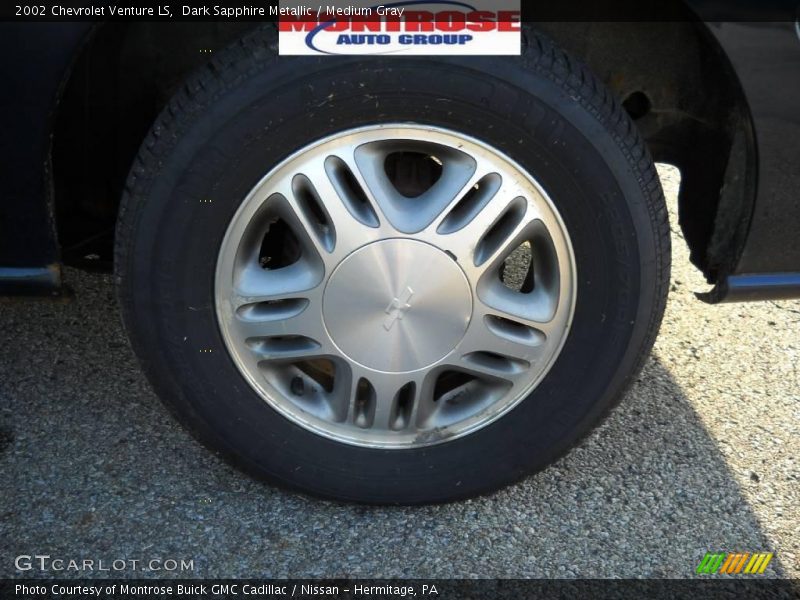 Dark Sapphire Metallic / Medium Gray 2002 Chevrolet Venture LS