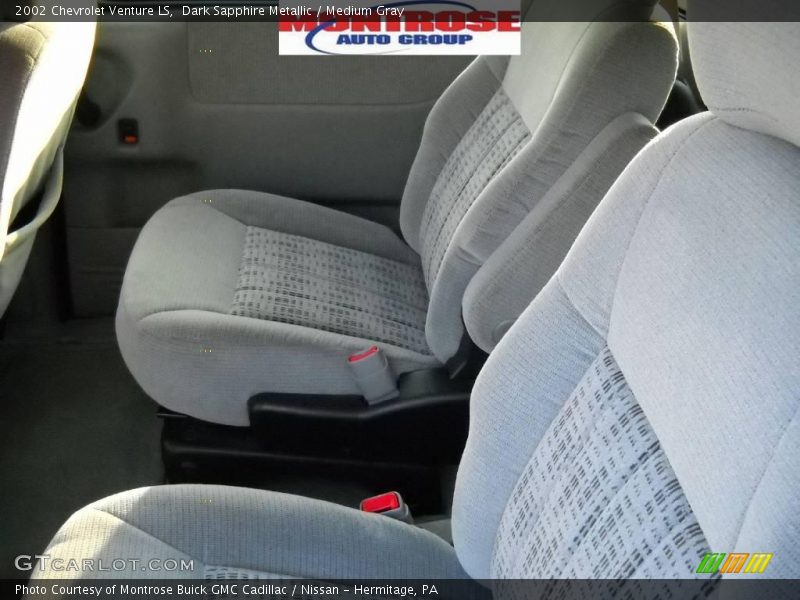 Dark Sapphire Metallic / Medium Gray 2002 Chevrolet Venture LS