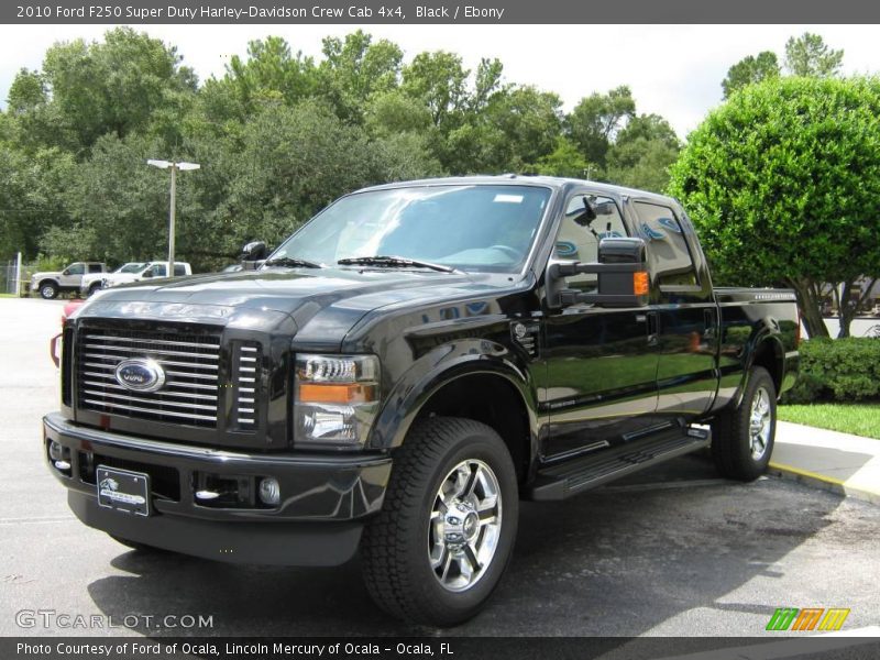 Black / Ebony 2010 Ford F250 Super Duty Harley-Davidson Crew Cab 4x4