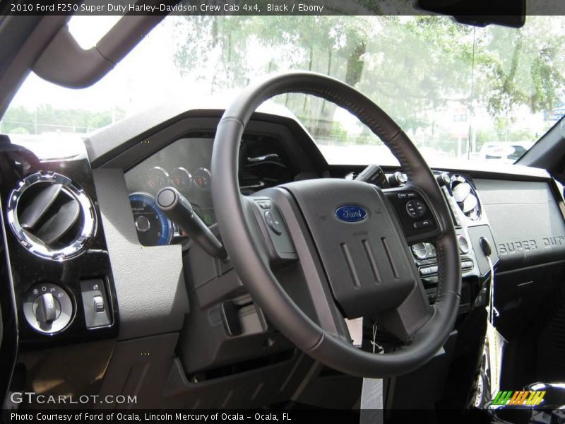 Black / Ebony 2010 Ford F250 Super Duty Harley-Davidson Crew Cab 4x4