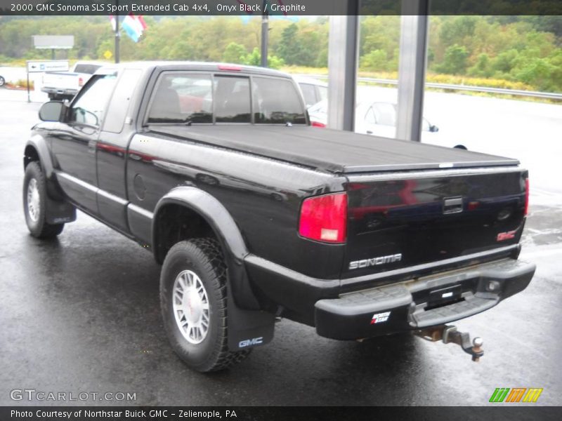 Onyx Black / Graphite 2000 GMC Sonoma SLS Sport Extended Cab 4x4