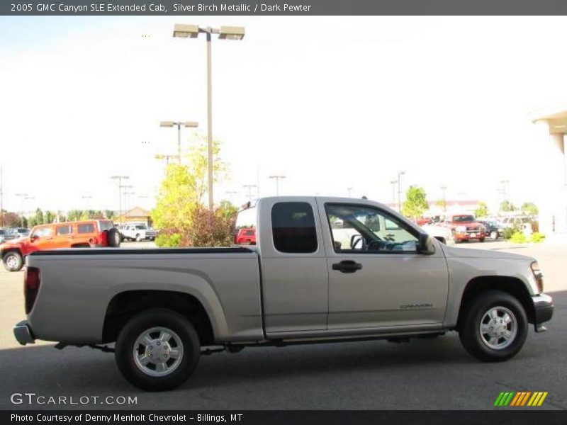 Silver Birch Metallic / Dark Pewter 2005 GMC Canyon SLE Extended Cab