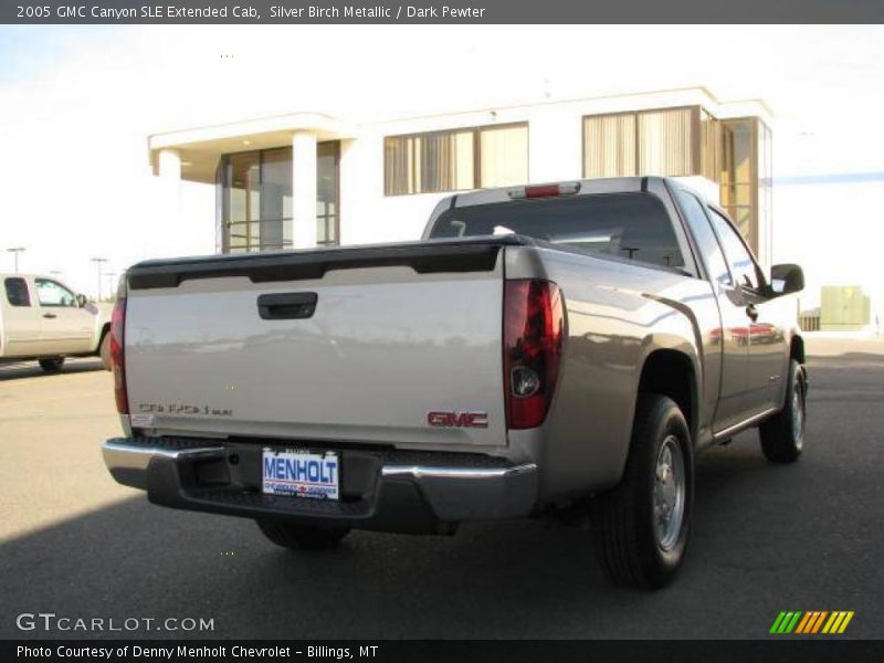 Silver Birch Metallic / Dark Pewter 2005 GMC Canyon SLE Extended Cab