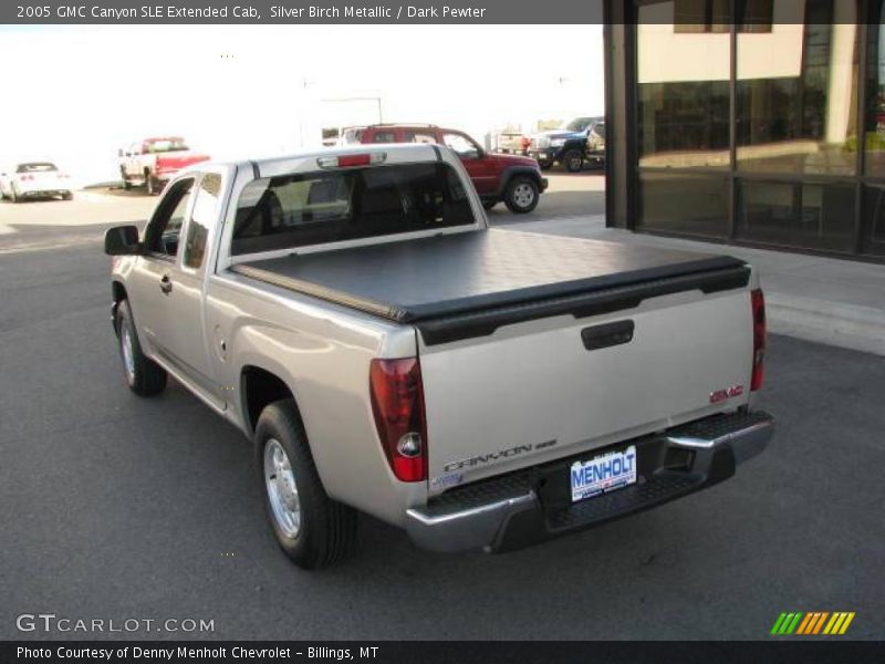 Silver Birch Metallic / Dark Pewter 2005 GMC Canyon SLE Extended Cab