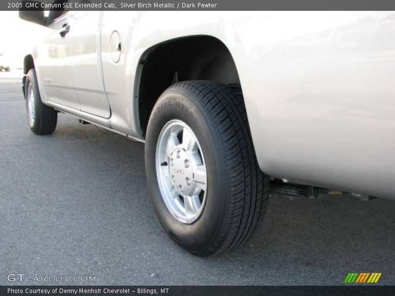 Silver Birch Metallic / Dark Pewter 2005 GMC Canyon SLE Extended Cab