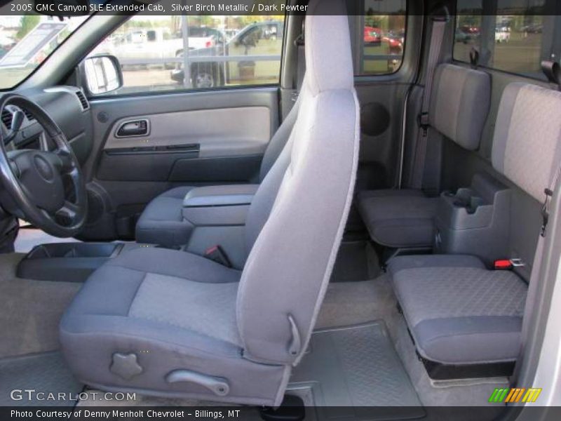 Silver Birch Metallic / Dark Pewter 2005 GMC Canyon SLE Extended Cab