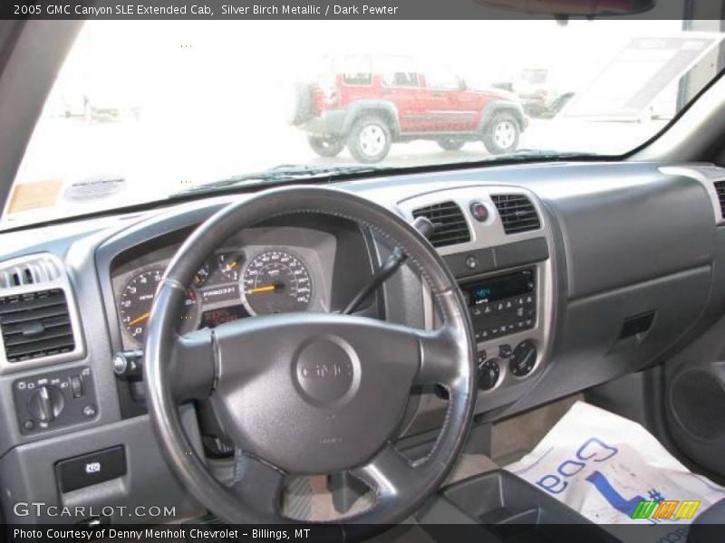 Silver Birch Metallic / Dark Pewter 2005 GMC Canyon SLE Extended Cab