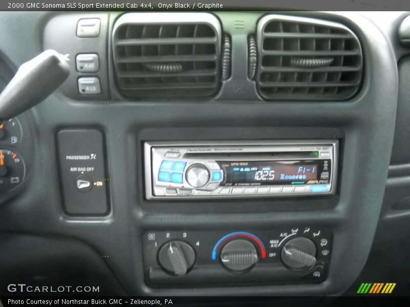 Onyx Black / Graphite 2000 GMC Sonoma SLS Sport Extended Cab 4x4