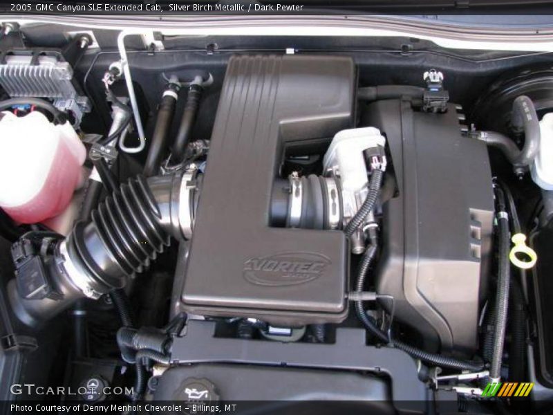 Silver Birch Metallic / Dark Pewter 2005 GMC Canyon SLE Extended Cab